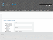Tablet Screenshot of dive3000.com